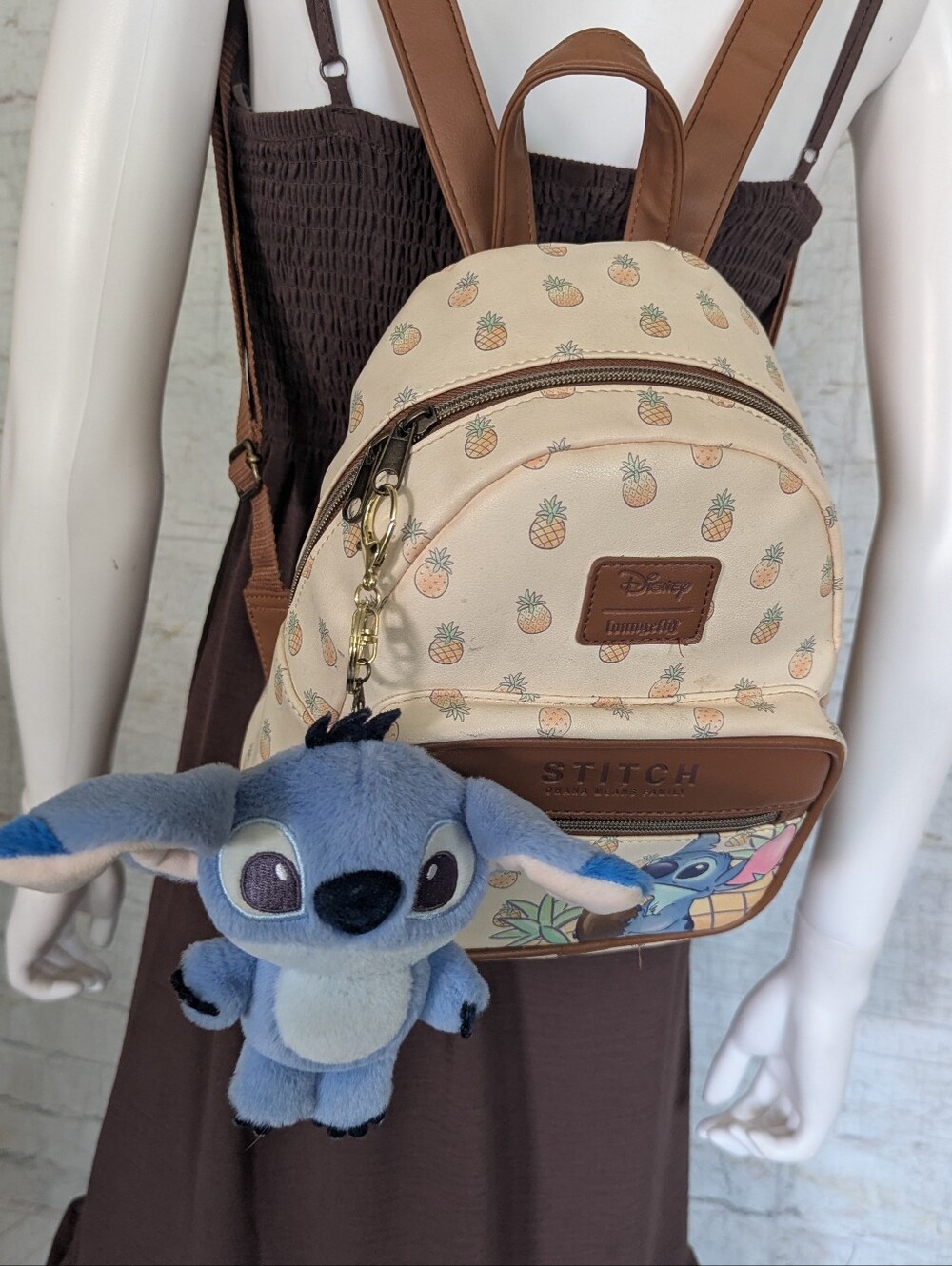 Loungefly Disney Lilo & Stitch Pineapple Mini Backpack - Picture 9 of 10